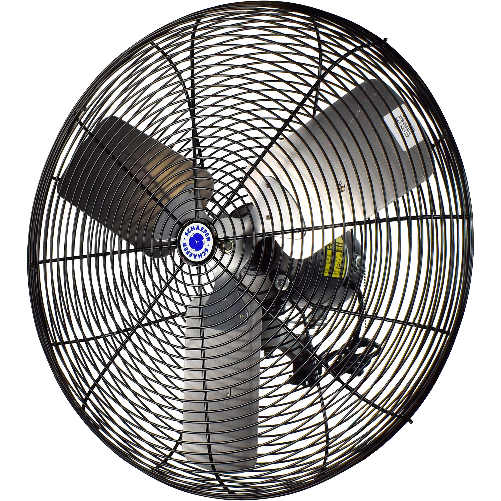 Schaefer Twister Oscillating Fan, Black, 24in., 5400 CFM, 115 Volt, Model# TW24B